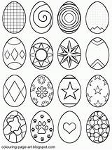 Easter Egg Eggs Coloring Printable Drawing Colouring Kids Designs Pages Drawings Multiple Sheet Line Patterns Symbol Hatching Outline Abstract Small sketch template