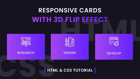 responsive  flip cards  html  css coding artist