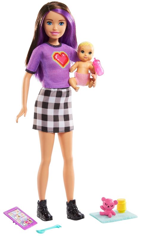 barbie skipper babysitters  doll accessories set