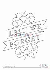 Colouring Lest Forget Pages Anzac Become Member Log sketch template