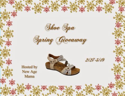 age mama step  spring  shoe spa review giveaway