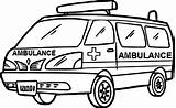 Ambulance Coloring Pages Hospital Book Moveable Doghousemusic sketch template