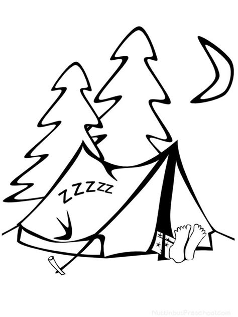 camping coloring pages  coloring pages  kids camping