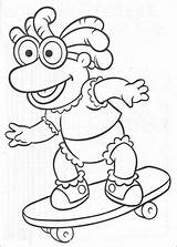 Babies Muppets Muppet Ausmalbilder Skateboard Colorir Deskorolka Kolorowanki Malvorlagen Muppety Wrotki Kermit Dzieci Skeeter Coloriages Kolorowanka Handcraftguide Coloriez Colouring русский sketch template