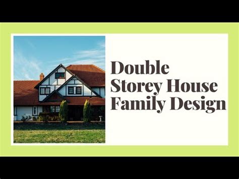 bedrooms double storey house youtube