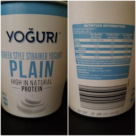 shoutout   yogurt  aldi huge serving  calories australia