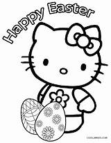Easter Coloring Pages Egg Kitty Hello Eggs Kids Printable Cool2bkids sketch template