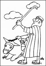 Balaam Donkey Liberty Testament sketch template
