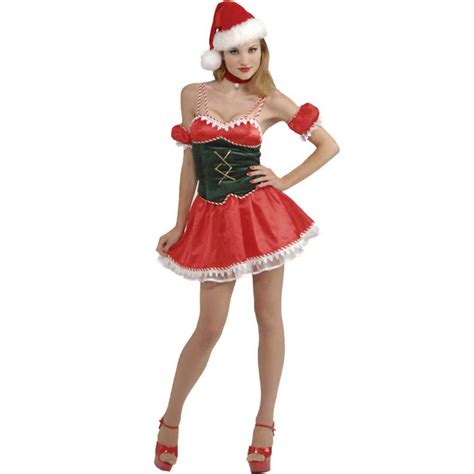 sexy santa s little ho ho helper elf costume xmas women s medium large