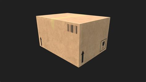 cardboard boxes  models sketchfab