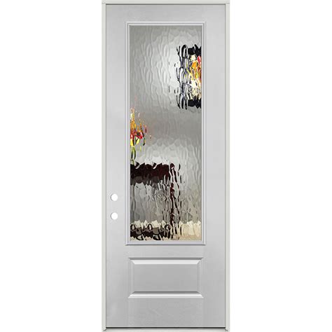 privacy glass  tall  lite fiberglass prehung door unit door clearance center