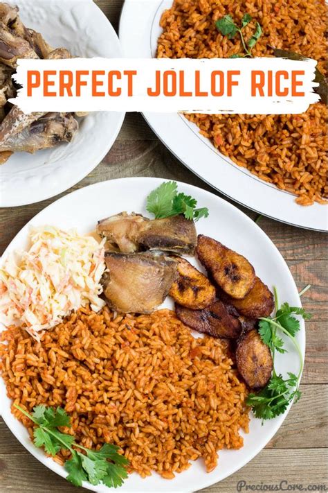 Nigerian Jollof Rice Recipe Jollof Rice West African Food Jollof