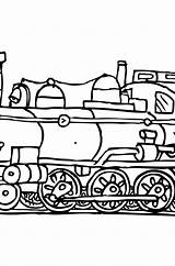 Coloring Locomotive Locomotora sketch template