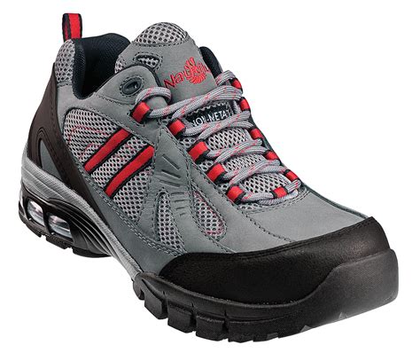 nautilus safety footwear mens  composite toe eh athletic work shoe wide width  grey