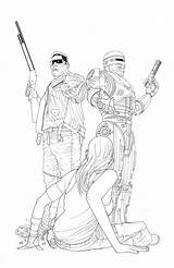 Terminator Coloring Pages sketch template