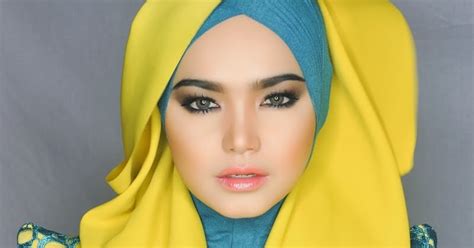 hijab style artis cantik siti nurhaliza tutorial hijab