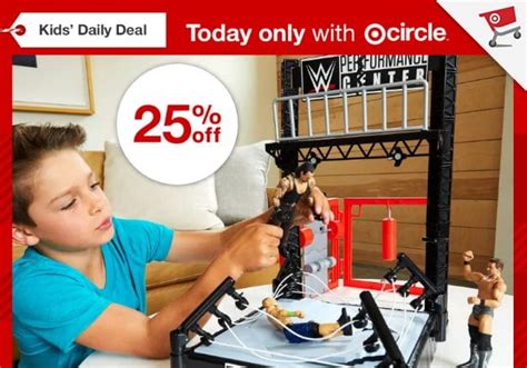 target kids daily circle deal extra   wwe toys  stores