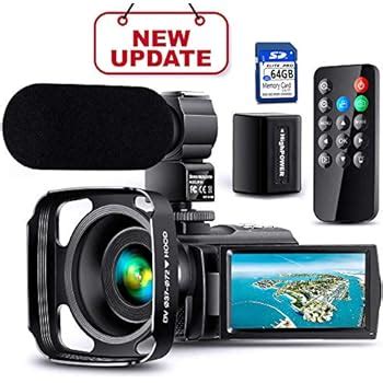 amazoncom  upgrade  camcorder vlogging video camera ultra hd fps digital recorder