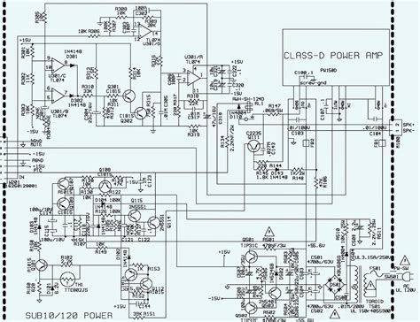 electro  jbl    woofer schematic circuit diagram amp subwoofer