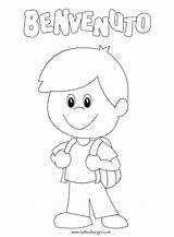 Disegni Bambino Benvenuto Colorare Bambini Pensi Cosa Tuttodisegni Scegli sketch template