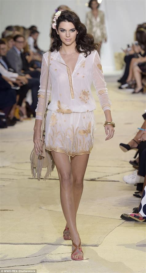 kendall jenner takes the catwalk by storm at diane von furstenberg s nyfw show daily mail online