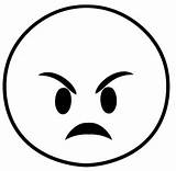 Emoji Angry Coloring Emojis Dibujos Emoticones Enojado Blanco Negro Caras Emoticon Emoción Sin Un Guardado Desde Sketchite Moldes sketch template