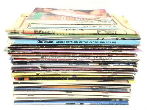lot  vintage adult publications magazines