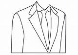 Suit Coloring Tailor Made Pages Tie Para Traje Colorear Dibujo Printable Templates sketch template