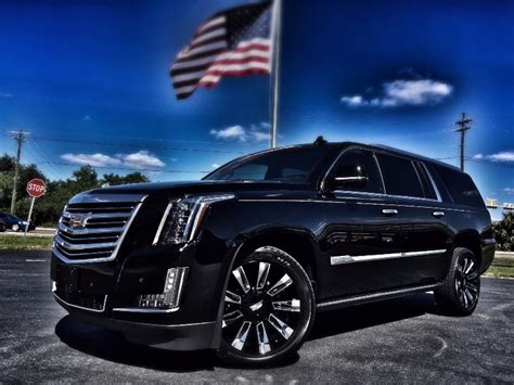 2016 Cadillac Escalade Esv Platinum Esv Awd Blackblack 1