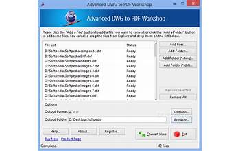 DWG DXF to PDF Converter screenshot #6