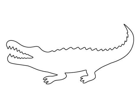 crocodile template printable google search stuffed animal patterns