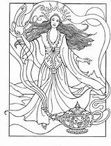 Goddess Goddesses sketch template