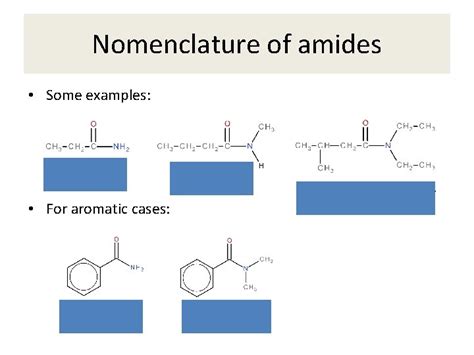 amides nomenclature  amides iupac system  naming