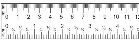 regle en ligne pour mesurer la taille reelle mm cm pouce