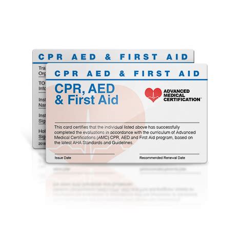 cpr  aid certification recertification amc