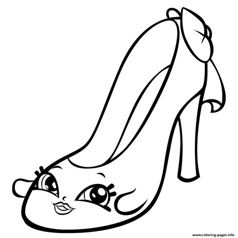 print high heels shoes beverley shopkins season  coloring pages