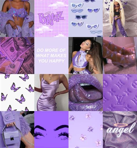 Purple Baddie Aesthetic Digital Download Etsy