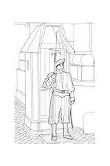 Guard Alphorn sketch template