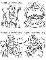 Thecatholickid Beliebtesten Katholischen Karten Valentinstag Einer Seite sketch template
