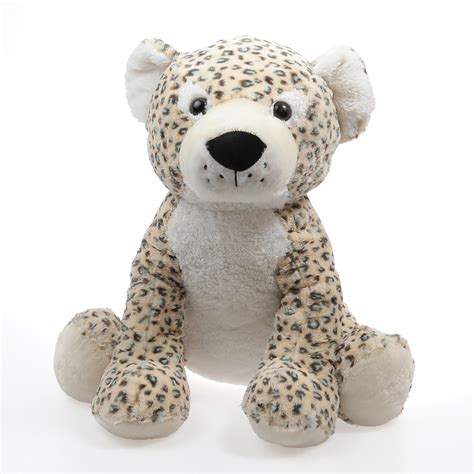 sitting giant leopard stuffed animal plush toy walmartcom