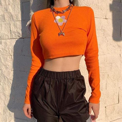 orange aesthetic aesthetic look aesthetic fashion aesthetic outfits