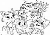 Coloring Pages Cats Youloveit sketch template