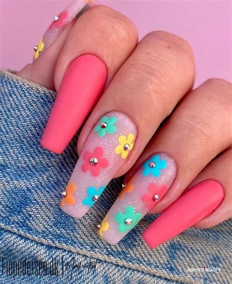 bright summer nails stylish  fun  inspired beauty