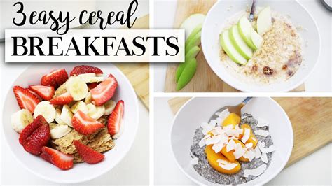 easy breakfast ideas    school fancy cereal
