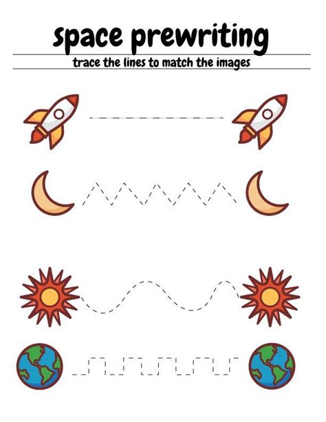 space preschool worksheets space preschool space theme