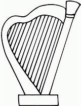 Harp Arpa sketch template
