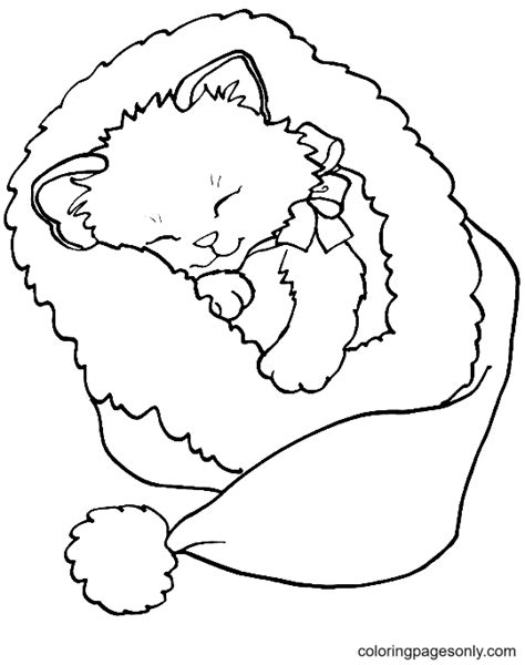 printable christmas animals coloring pages
