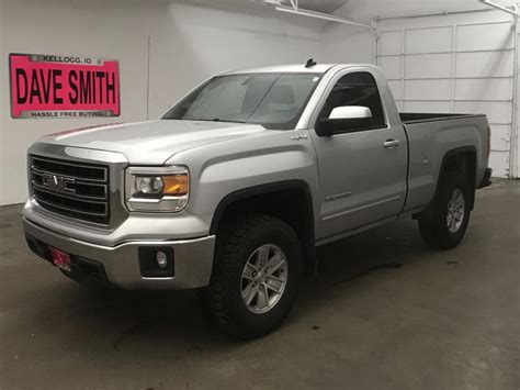 pre owned  gmc sierra  sle regular cab short box wd reg cab