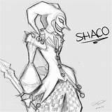 Shaco Fueron Positivas sketch template