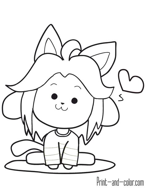 chara coloring sheets undertale coloring pages